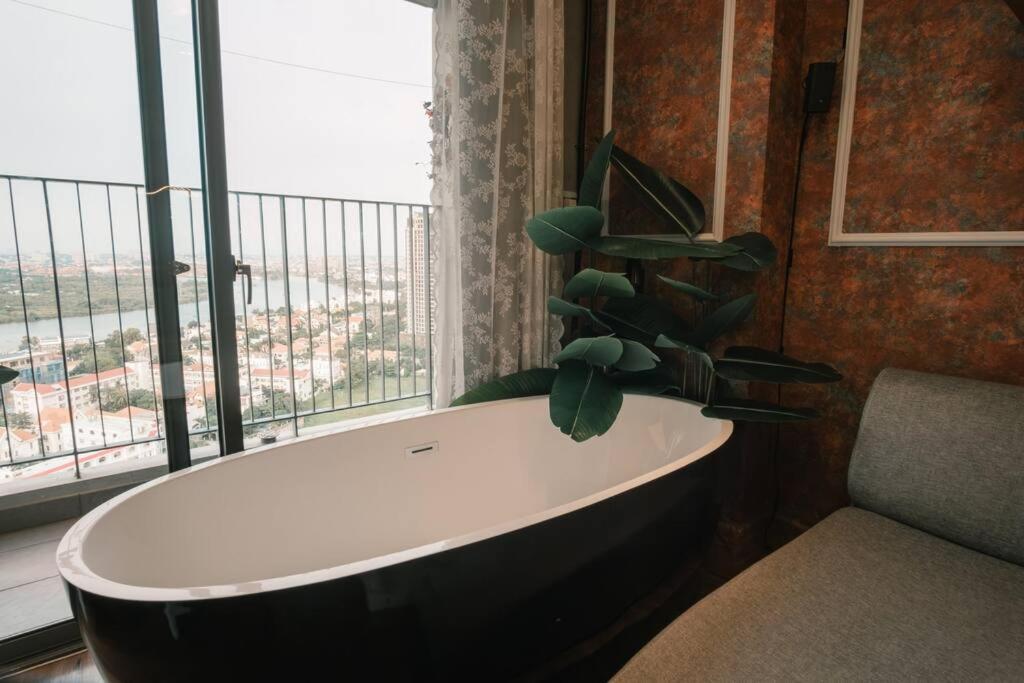 Masteri Riverview - Bathtub/Projector/Sound Sys Apartment TP. Hồ Chí Minh Ngoại thất bức ảnh